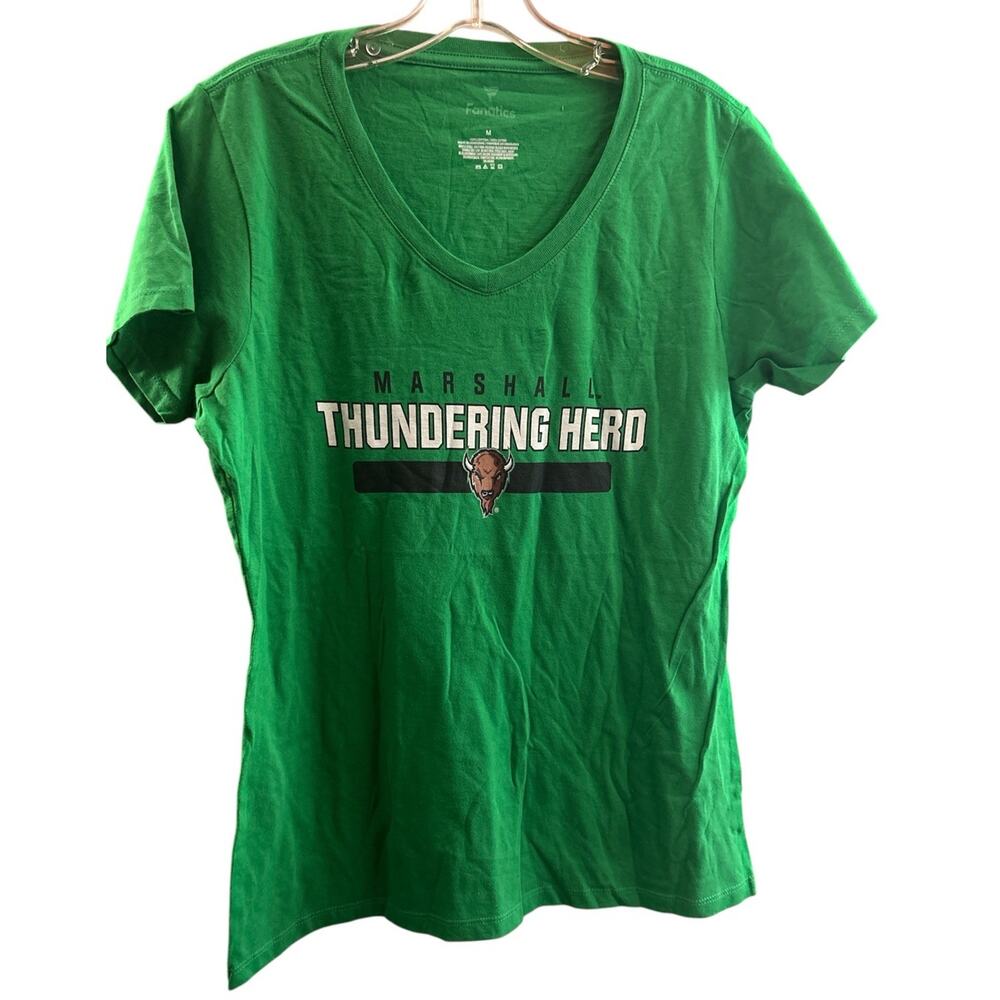 Fanatics Marshall Thundering Heard‎ Ladies T-shirt Size Medium